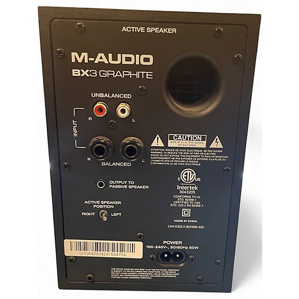 Used M Audio BX3 Powered Monitor