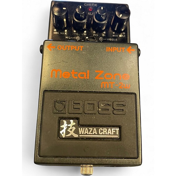 Used BOSS MT2W Metal Zone Waza Craft Effect Pedal