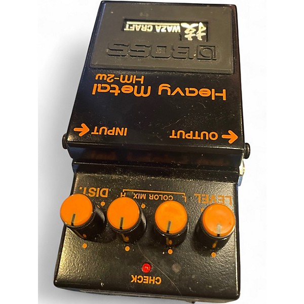 Used BOSS HM-2W HEAVY METAL WAZA CRAFT Effect Pedal