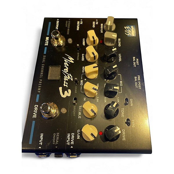 Used EBS MICROBASS 3 Bass Effect Pedal