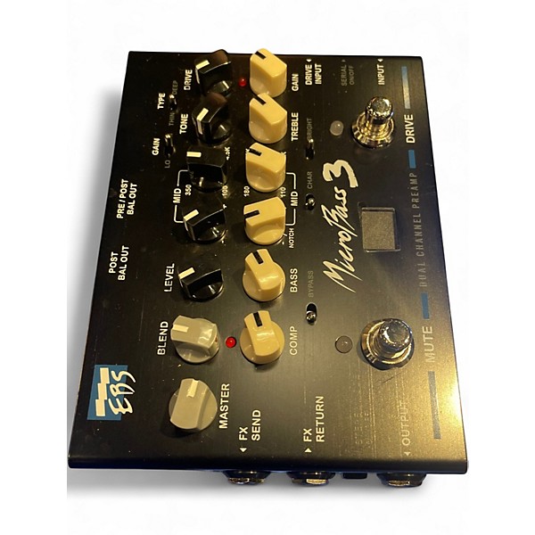 Used EBS MICROBASS 3 Bass Effect Pedal