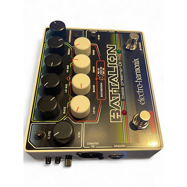 Used Electro-Harmonix BATTALION BASS PREAMP/DI Bass Effect Pedal