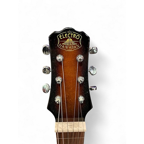 Used Asher Guitars & Lap Steels Electro Hawaiian Junior Tobacco Burst Lap Steel