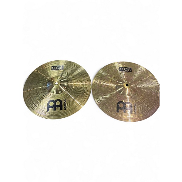 Used MEINL 14in HCS Hi Hat Pair Cymbal