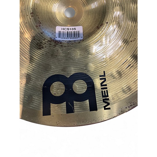 Used MEINL 10in HCS Splash Cymbal