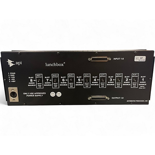 Used API Lunchbox 8 Slot w/ Rack Ears Rack Equipment