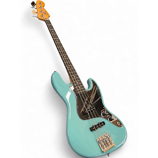 Used Fender Player II Jazz Aquatone Blue Electric Bass Guitar
