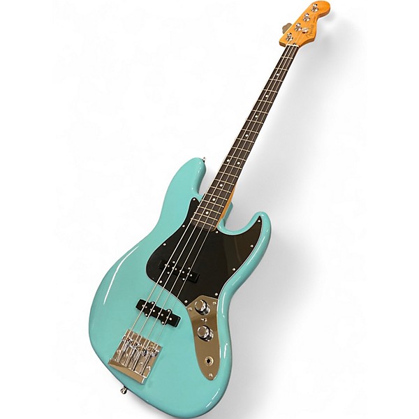 Used Fender Player II Jazz Aquatone Blue Electric Bass Guitar