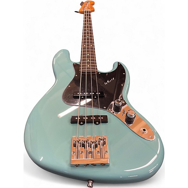 Used Fender Player II Jazz Aquatone Blue Electric Bass Guitar