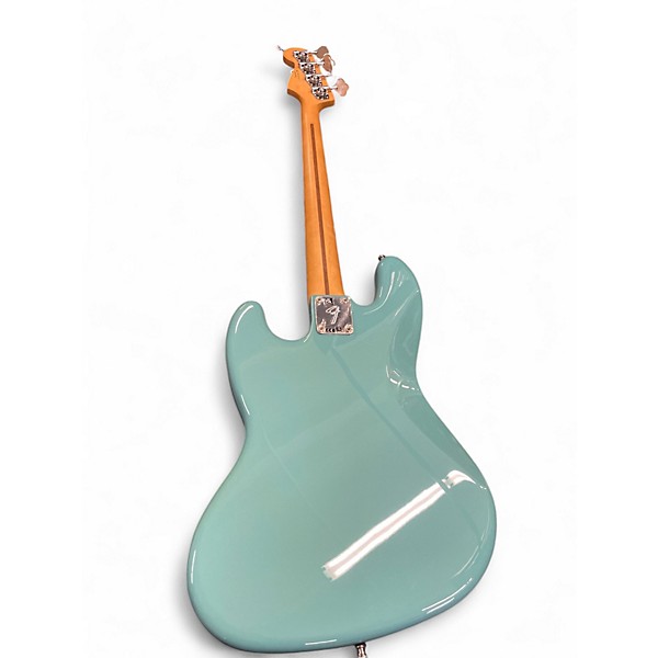Used Fender Player II Jazz Aquatone Blue Electric Bass Guitar