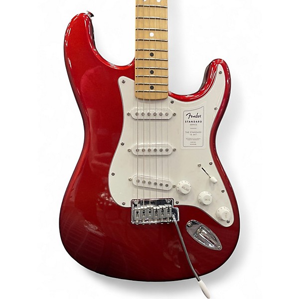 Used 2024 Fender Standard Stratocaster Red Solid Body Electric Guitar