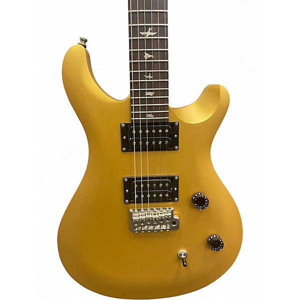 Used PRS SE Standard 24 Metallic Gold Solid Body Electric Guitar