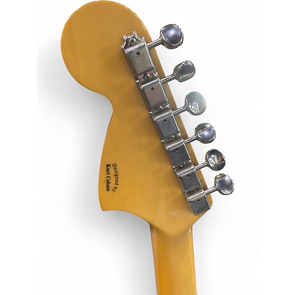 Used 1997 Fender JAG-STANG Fiesta Red Solid Body Electric Guitar