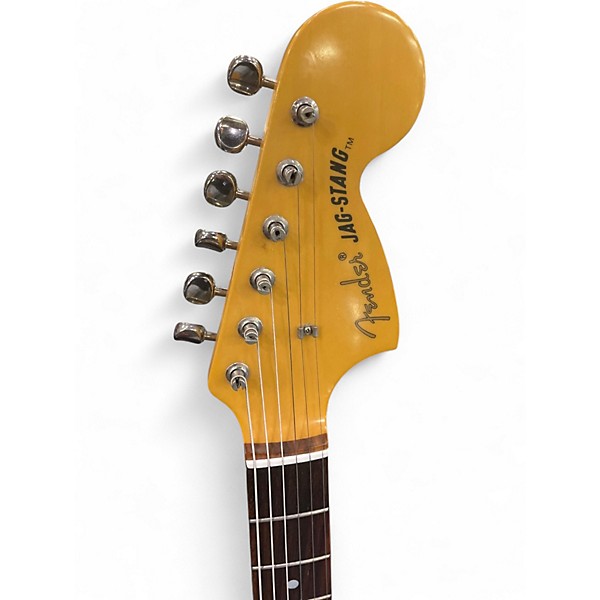 Used 1997 Fender JAG-STANG Fiesta Red Solid Body Electric Guitar