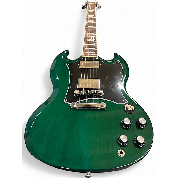 Used 2023 Gibson SG Trans Green Solid Body Electric Guitar
