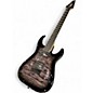Used Jackson JS22Q-7 TRANSPARENT BLACK BURST Solid Body Electric Guitar