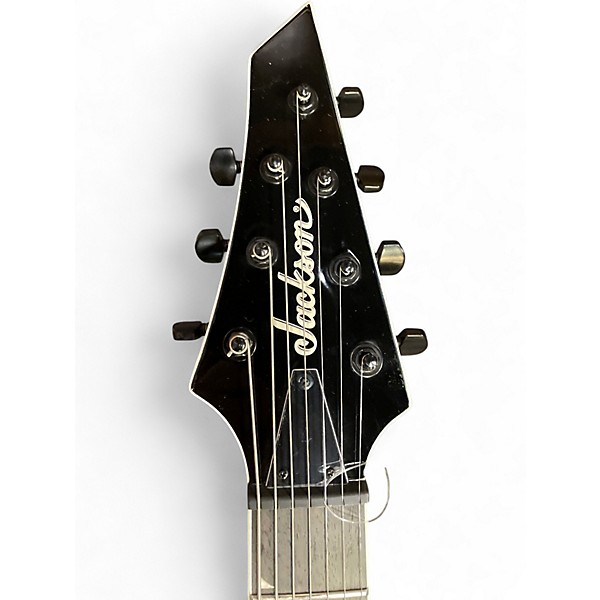 Used Jackson JS22Q-7 TRANSPARENT BLACK BURST Solid Body Electric Guitar