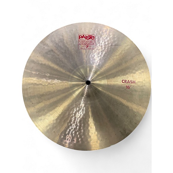 Used Paiste 16in 2002 CRASH Cymbal