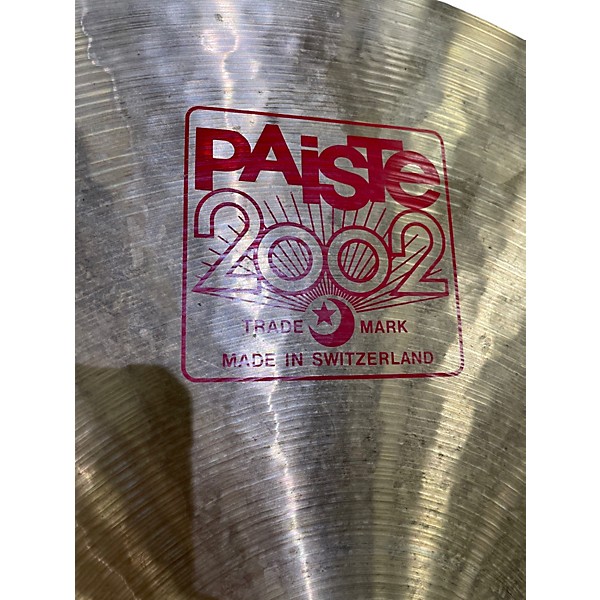 Used Paiste 20in 2002 Ride Cymbal