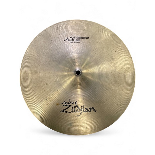 Used Zildjian 14in A MASTERSOUND HI HAT PAIR Cymbal