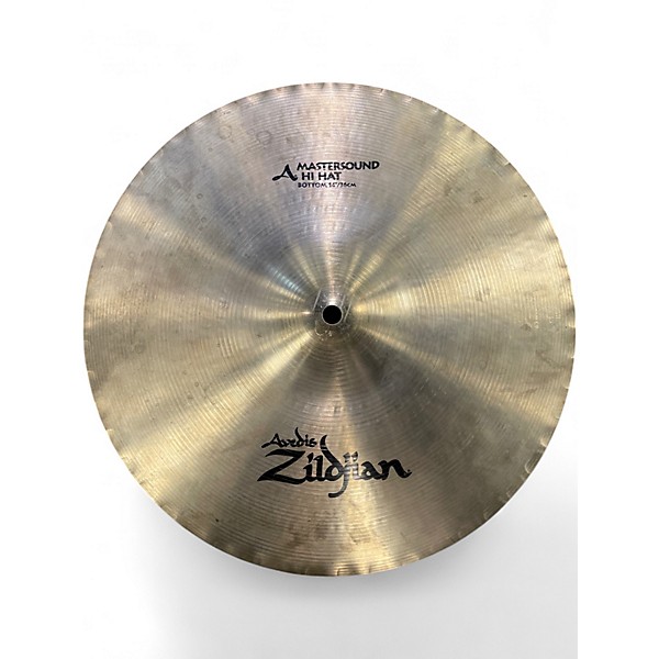 Used Zildjian 14in A MASTERSOUND HI HAT PAIR Cymbal