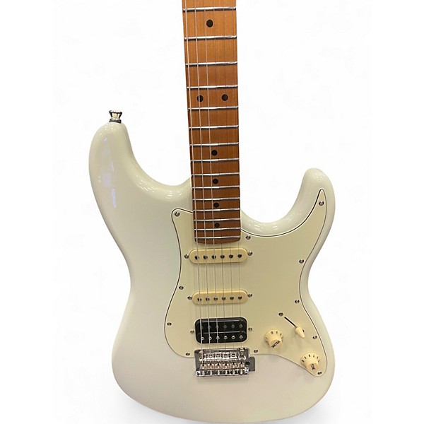 Used Jet JS450 Antique White Solid Body Electric Guitar