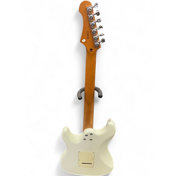 Used Jet JS450 Antique White Solid Body Electric Guitar