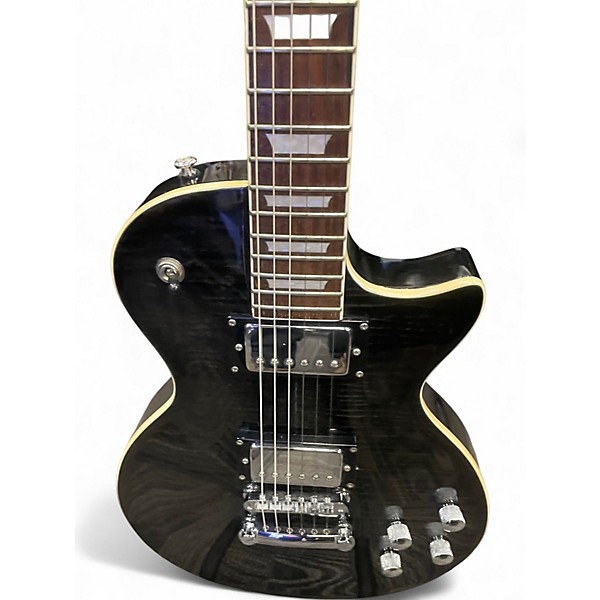 Used Firefly Les Paul Standard Black Solid Body Electric Guitar