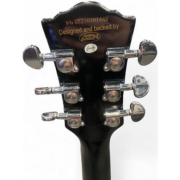 Used Firefly Les Paul Standard Black Solid Body Electric Guitar