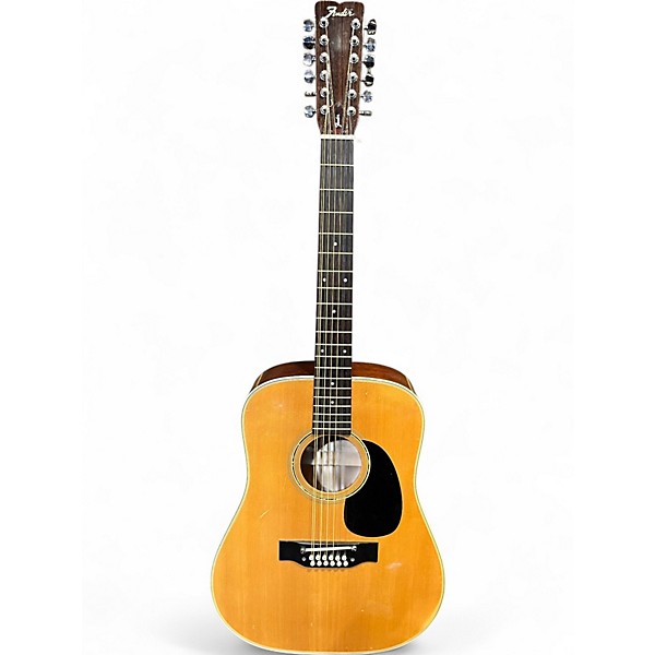 Used Fender F-55-12 Natural 12 String Acoustic Guitar