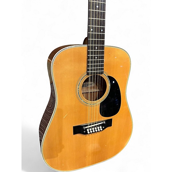 Used Fender F-55-12 Natural 12 String Acoustic Guitar