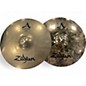 Used Zildjian 14in A CUSTOM HI HAT PAIR Cymbal thumbnail