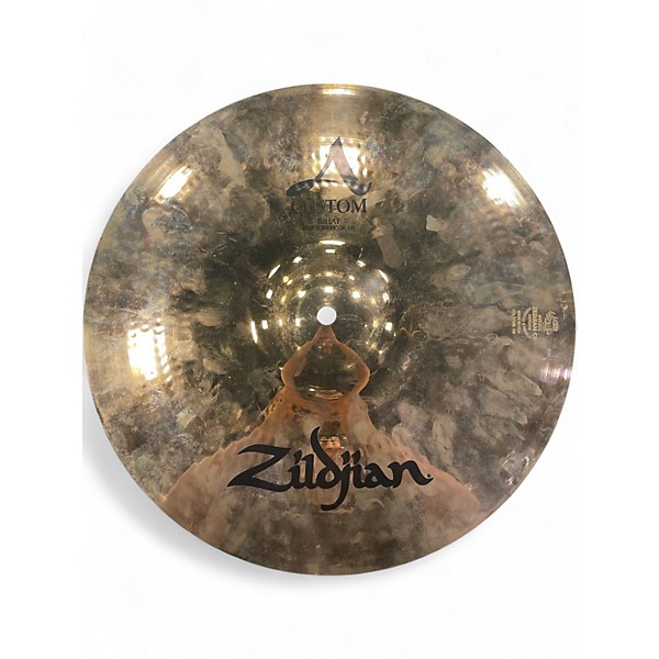 Used Zildjian 14in A CUSTOM HI HAT PAIR Cymbal