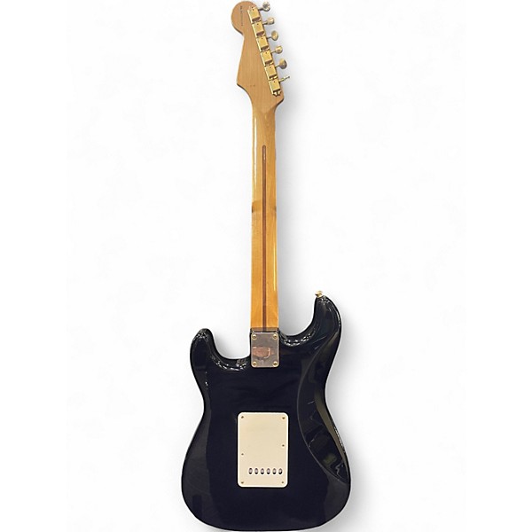 Used Fender DELUXE SUPER STRATOCASTER Black Solid Body Electric Guitar
