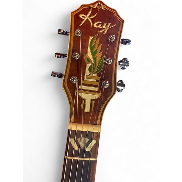 Vintage 1959 Kay K40 Aristocrat 2 Color Sunburst Acoustic Guitar