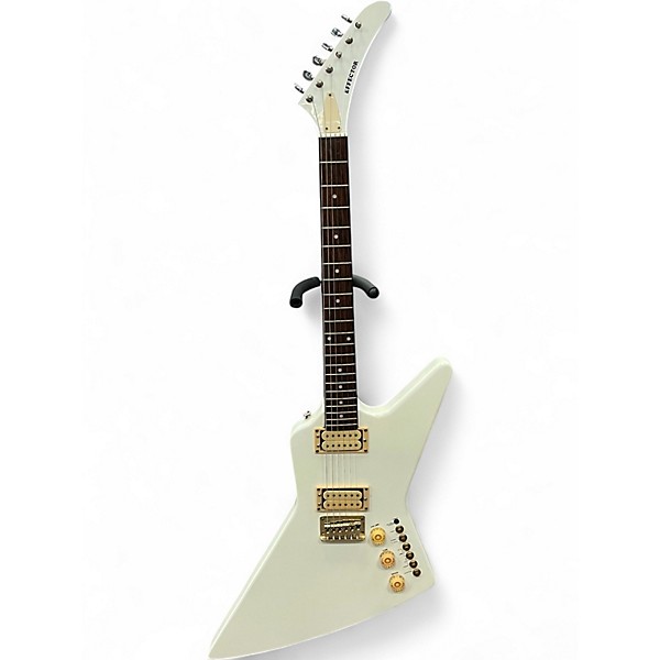 Used Cort EFFECTOR Antique White Solid Body Electric Guitar