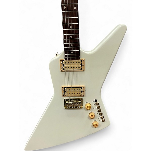 Used Cort EFFECTOR Antique White Solid Body Electric Guitar