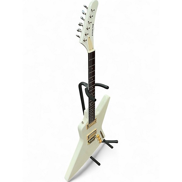 Used Cort EFFECTOR Antique White Solid Body Electric Guitar