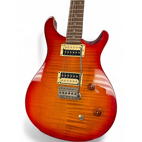 Used PRS SE CUSTOM 24 Cherry Sunburst Solid Body Electric Guitar