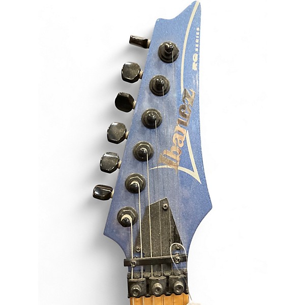 Used Ibanez RG350M Metallic Blue Solid Body Electric Guitar