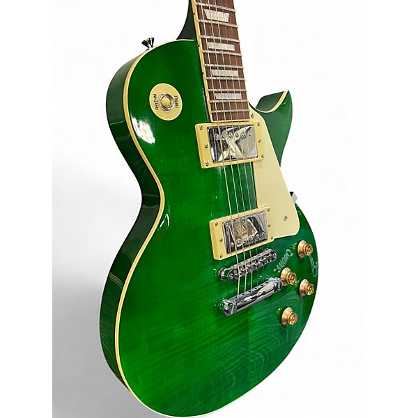 Used Iyv ILS 300 Emerald Green Solid Body Electric Guitar