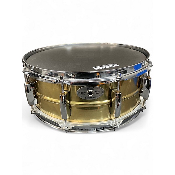 Used Pearl 14in Sensitone Snare Gold Drum