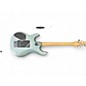 Used Sterling by Music Man Lk100d Blue Sapphire Solid Body Electric Guitar