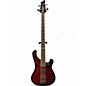 Used Schecter Guitar Research Diamond Series 004 Trans Crimson Red Electric Bass Guitar thumbnail