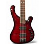 Used Schecter Guitar Research Diamond Series 004 Trans Crimson Red Electric Bass Guitar