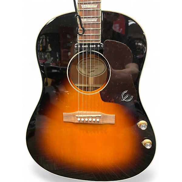 Used Epiphone EJ160E John Lennon Signature Sunburst Acoustic Electric Guitar