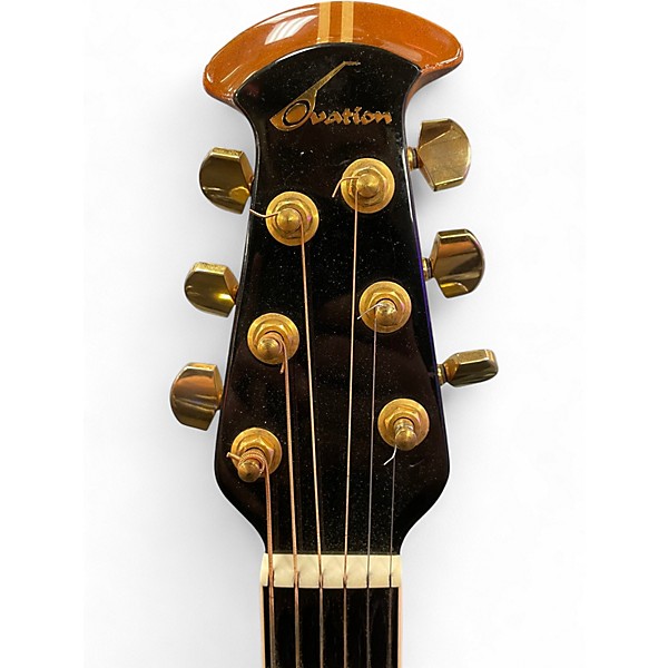 Used Ovation 1867 Legend Black Acoustic Electric Guitar