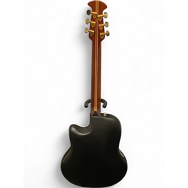 Used Ovation 1867 Legend Black Acoustic Electric Guitar