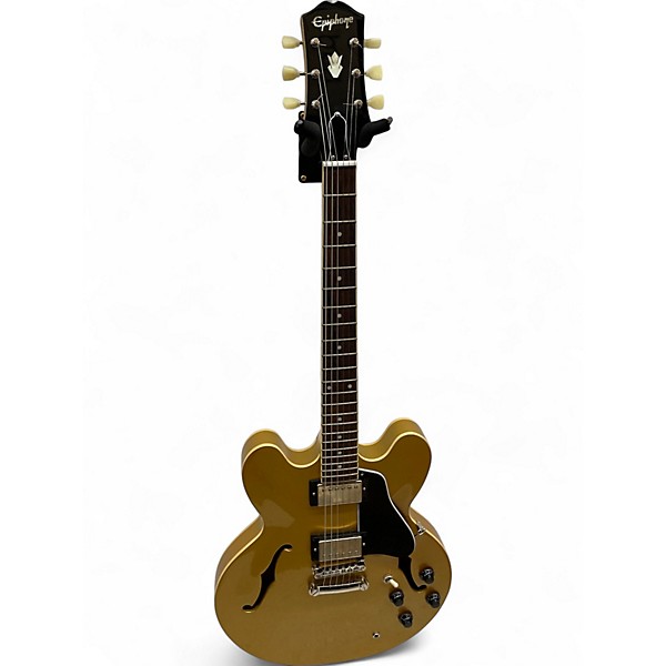 Used Epiphone ES335 Gold Hollow Body Electric Guitar