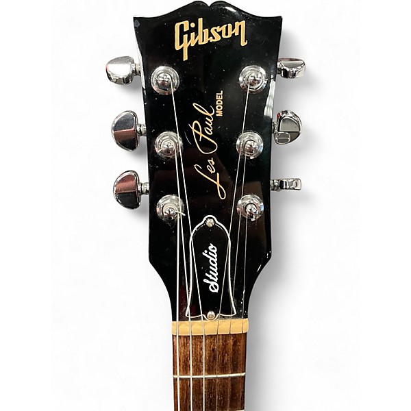 Used 2022 Gibson LES PAUL STUDIO Black Solid Body Electric Guitar